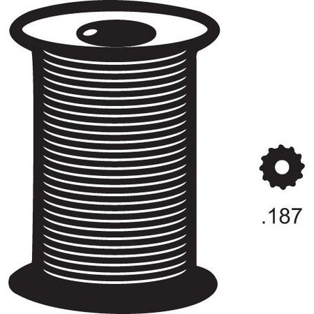 Strybuc .187 Spline Vinyl Black 66-16B